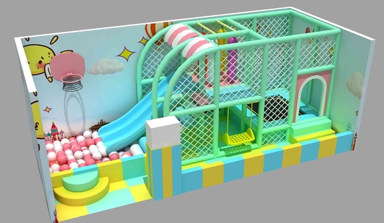 Commercial Children'S Indoor Play Equipment PVC Foam Daycare Customized Size