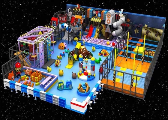 Commercial Children'S Indoor Play Equipment PVC Foam Daycare Customized Size