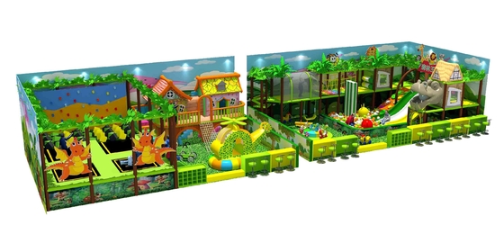 Commercial Children'S Indoor Play Equipment PVC Foam Daycare Customized Size