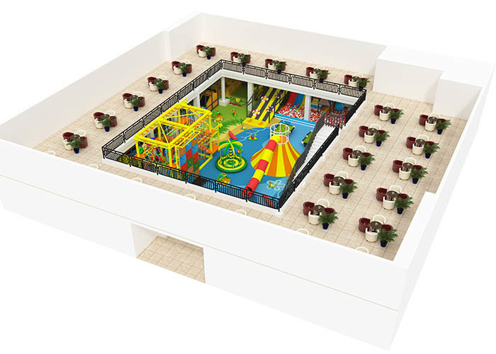 Colorful Customized Kids Indoor Playground Equipment 2-12 Age Commercial