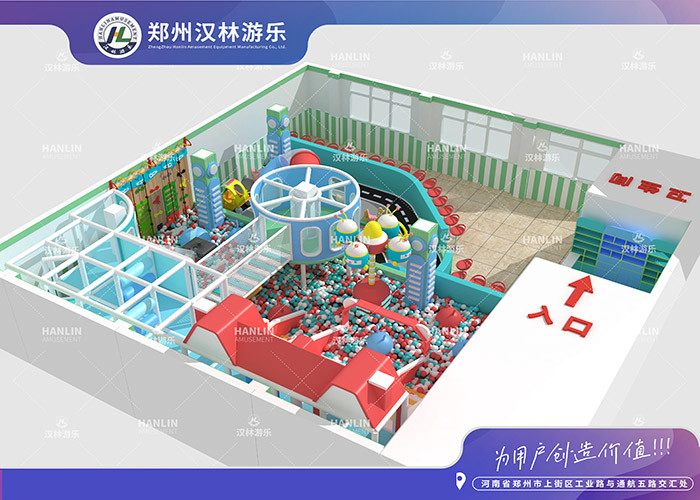 Children Indoor Playground Equipment Maze Game Comprehensive Soft Play Area