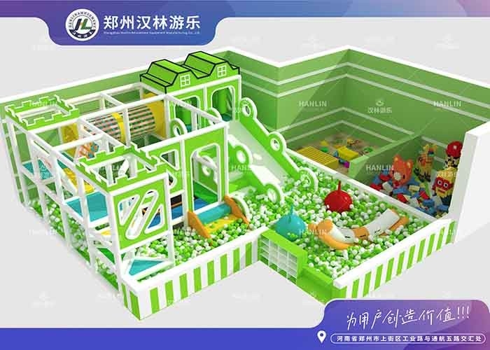 Jungle Theme Commerical Indoor Playground Equipment With Trampoline And Adventure