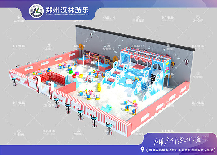 Commercial Colorful Toddler Indoor Play Center Equipment PU PVC Covering