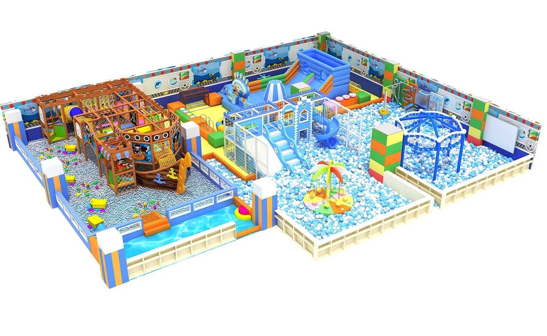 Ship theme Play Playground Indoor Play Equipment Installation Factory