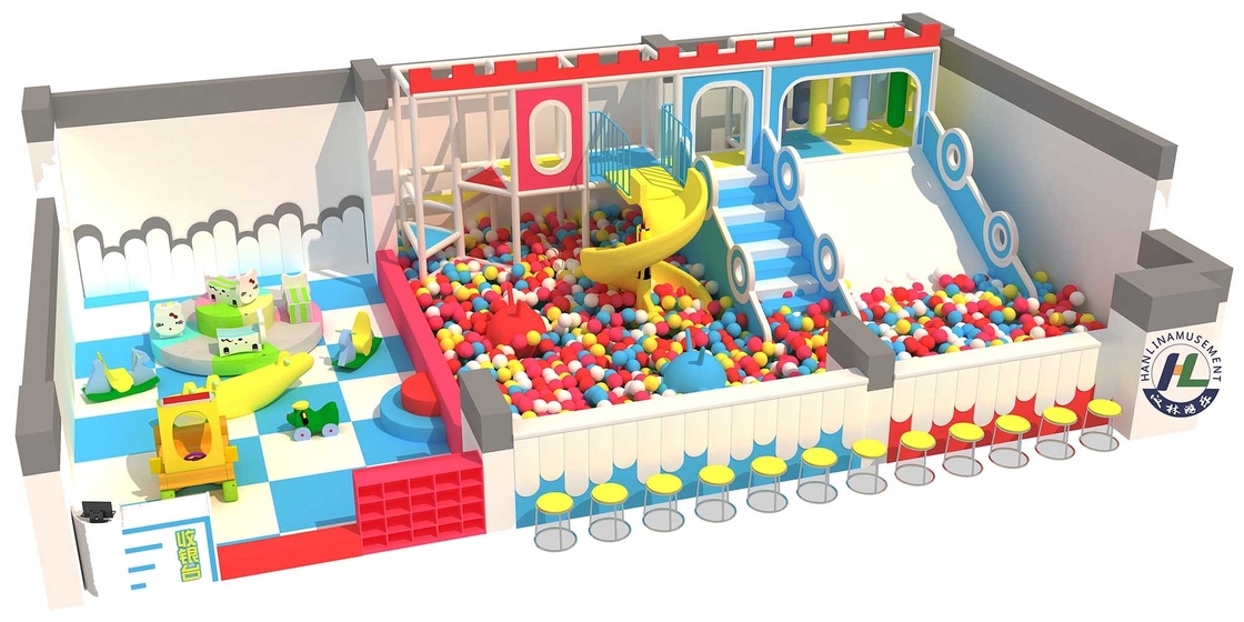 Indoor Playground Children Happy Castle Play Party Center Equipment Play Zone