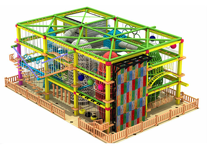 Children'S Indoor High Ropes Course Park Equipment