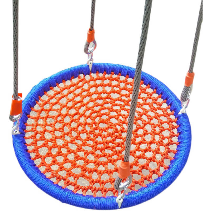 Outdoor Playground Preschool Play Equipment Rope Baby Round Swing Seat