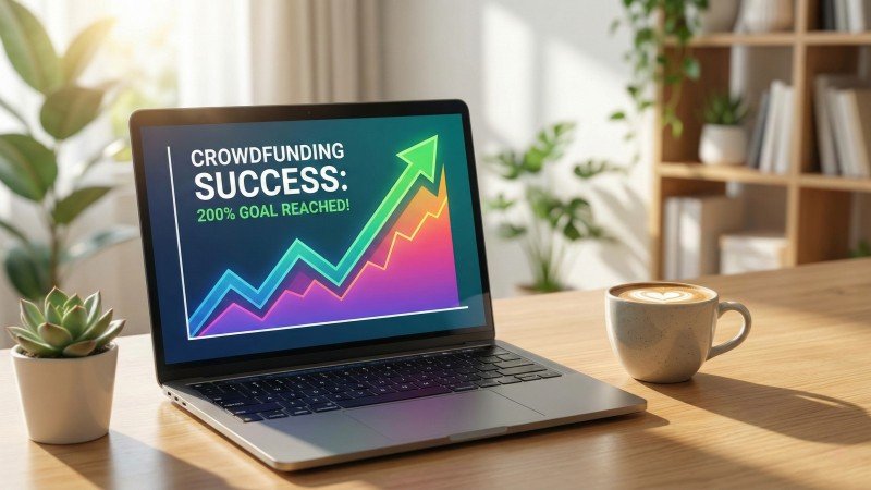 Crowdfunding Campaign Success Concept