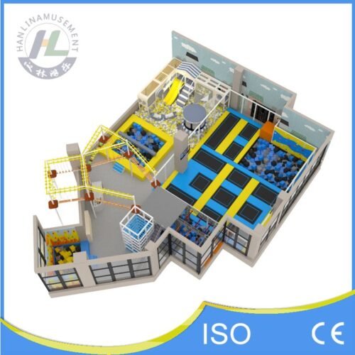 Hybrid Indoor Adventure Park with Ropes Course