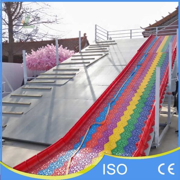 Installing Modular Rainbow Dry Ski Mats on Rooftop