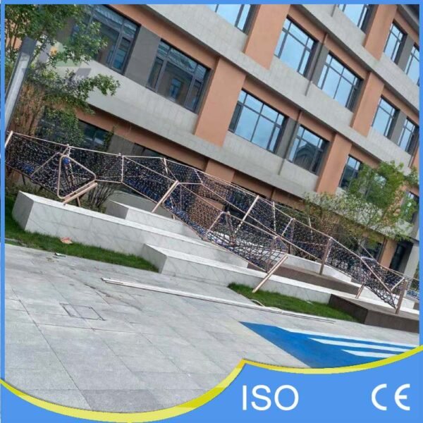 Modern Architectural Climbing Net for Public Spaces