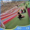 Multi Lane Rainbow Dry Slide Attraction for Parks
