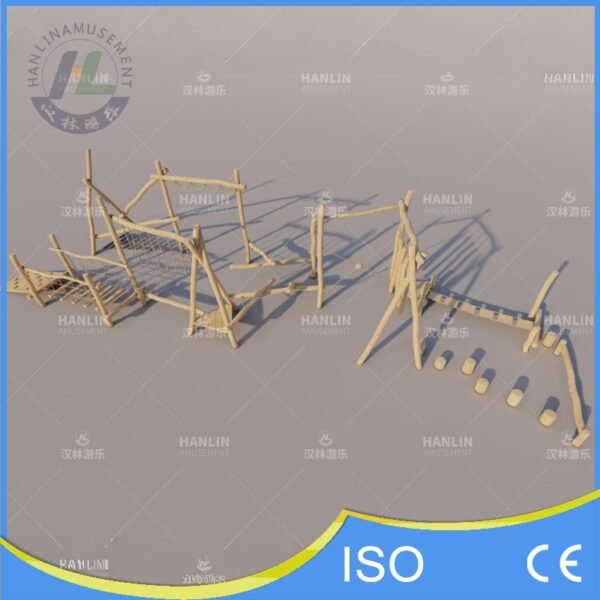 Outdoor Log Obstacle Course for Kids Outdoor Log Obstacle Course for Kids