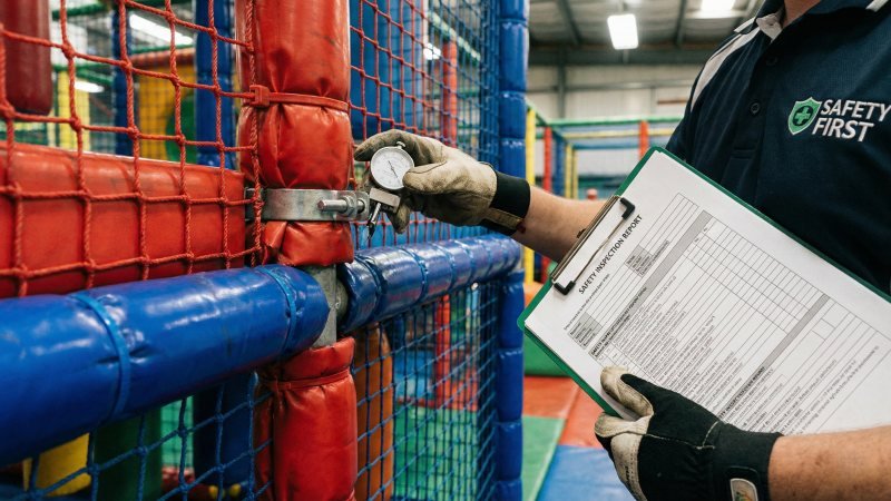 Professional Safety Inspection of Indoor Playground Structure