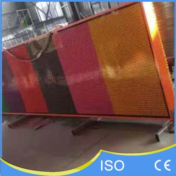 Rainbow Striped 3D Pin Art Wall in Factory Rainbow Striped 3D Pin Art Wall in Factory