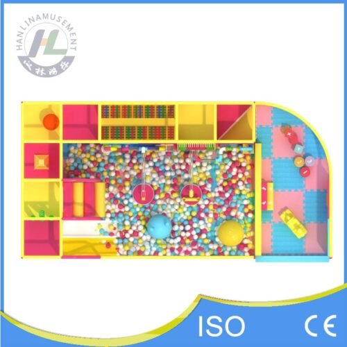Rectangular Playground Photo Rectangular Ball Pit Playground | Compact Soft Play for Narrow Spaces ...