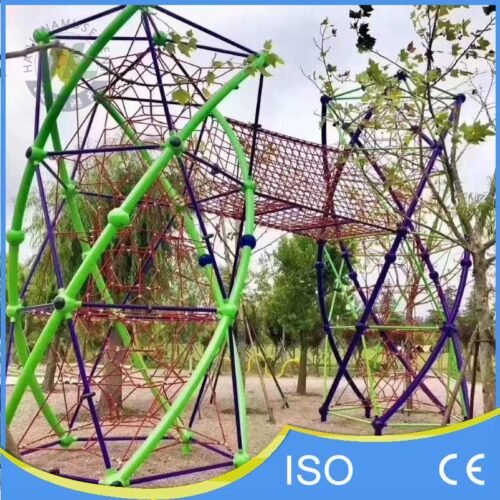 Twin Tower Rope Course with Connecting Tunnel