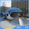 Blue Whale Mouth Canopy With Wide Slide