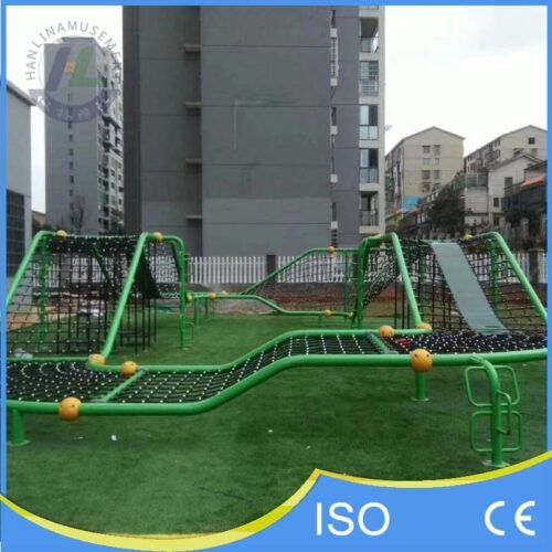 Community Park Climbing Equipment Green Theme