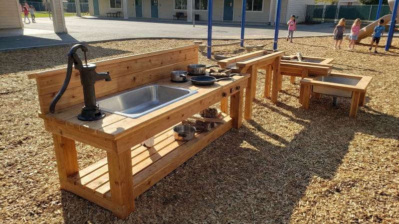 Durable Outdoor Mud Kitchen and Water Station