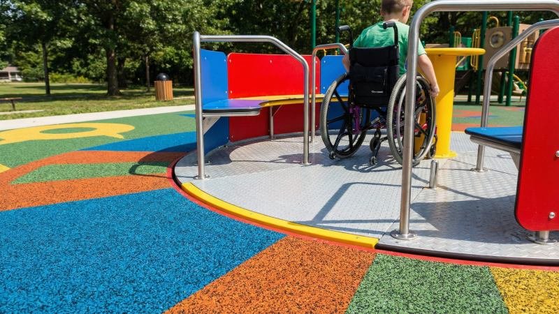 Flush To Ground Wheelchair Accessible Carousel