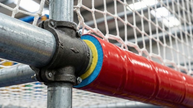 Galvanized Steel Frame and Foam Padding Detail