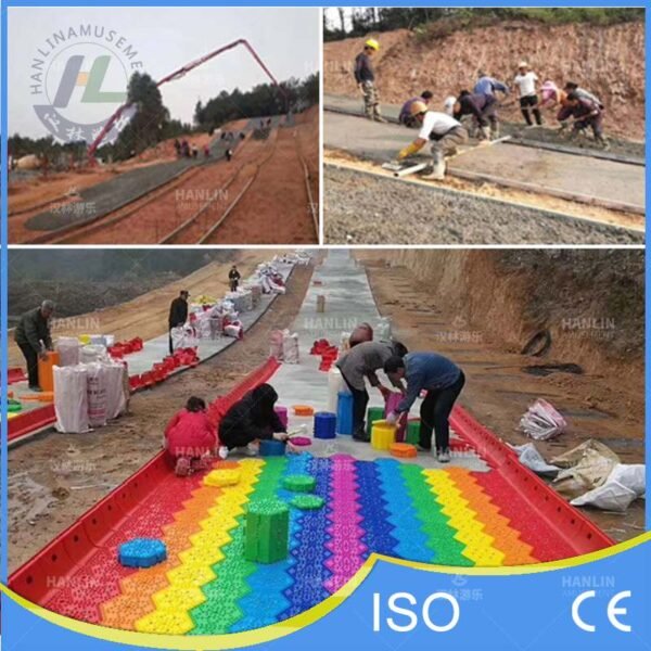 Multi Lane Rainbow Slipway Construction
