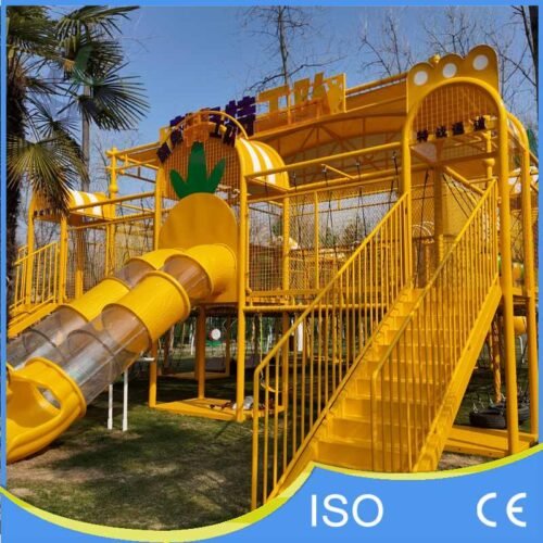 Outdoor Rabbit Fortress With Climbing Obstacles Outdoor Rabbit Fortress With Climbing Obstacles