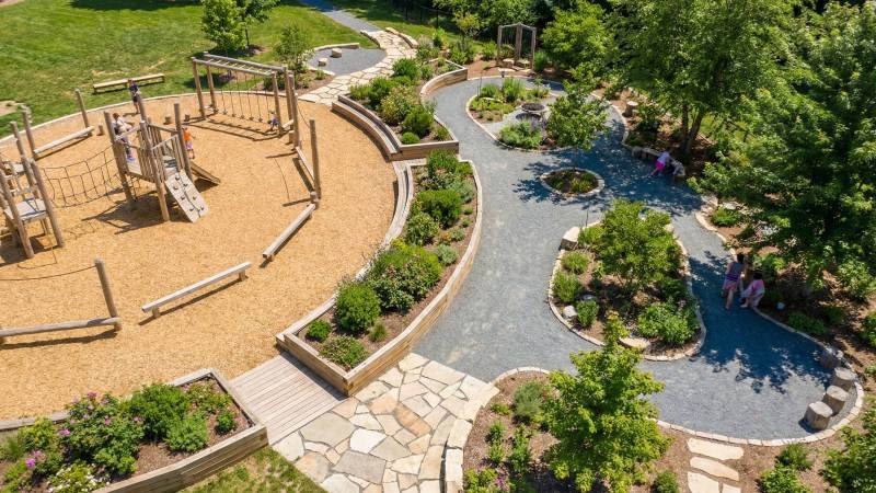 Playground Zoning and Pathway Layout Design