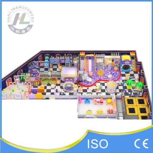 Purple and Orange Magic Carnival Indoor Playground Design Purple and Orange Magic Carnival Indoor Playground Design