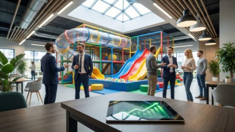 Indoor Playground Profitability And Business Growth Concept