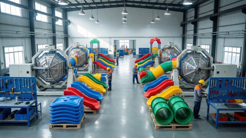Playground Equipment Factory Production Floor