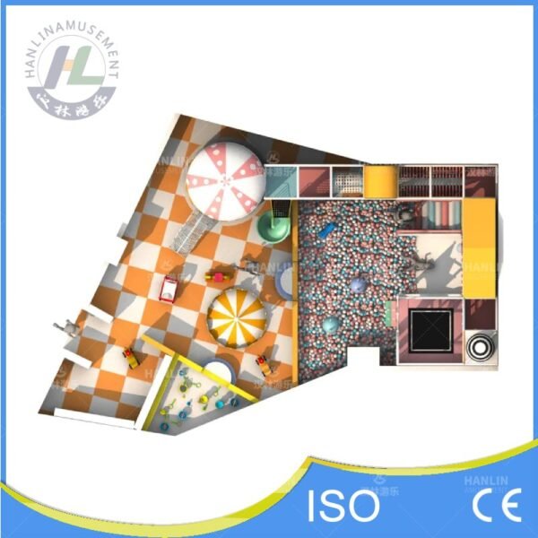 Carnival Theme Playground Floor Plan Top View Carnival Theme Playground Floor Plan Top View