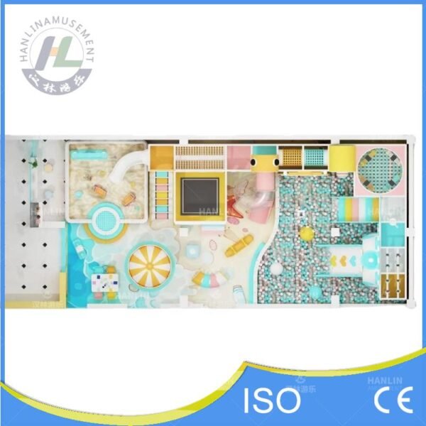 Commercial Play Center Floor Plan Top View Commercial Play Center Floor Plan Top View