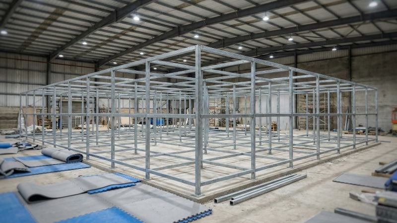Galvanized Steel Framework Construction For Indoor Playground