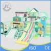 Mint Pastel Retro Theme Indoor Playground Front View Mint Pastel Retro Theme Indoor Playground Front View