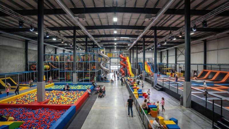 Modern Commercial Indoor Playground Facility Overview