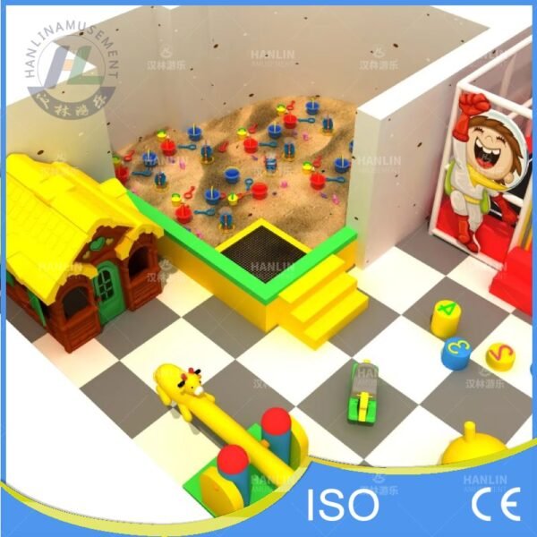 Robot Theme Indoor Playground Sandpit Zone