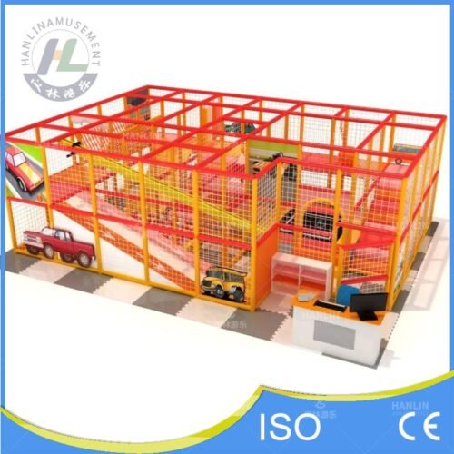 Traffic City Theme Soft Play Structure Full Exterior View With Car Graphics Traffic City Theme Soft Play Structure Full Exterior View With Car Graphics