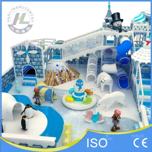 Arctic Theme Soft Play Area with Igloo