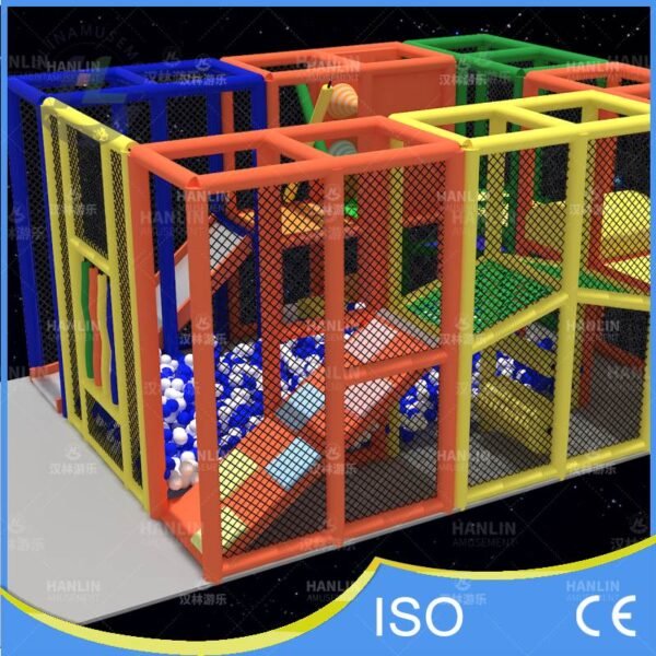 Enclosed Mobile Toddler Ball Pit and Obstacles Enclosed Mobile Toddler Ball Pit and Obstacles