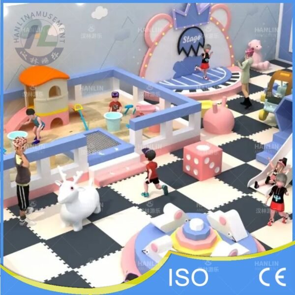 Kids Performance Stage and Enclosed Sandpit Area Kids Performance Stage and Enclosed Sandpit Area