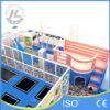 Multi-Level Pink and Blue Soft Play Climbing Structure