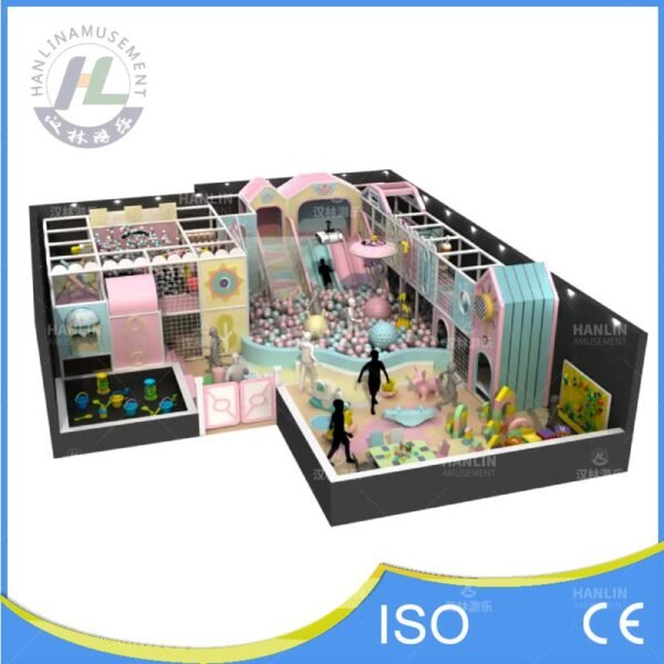 Pastel Dream Town Indoor Playground Overview Pastel Dream Town Indoor Playground Overview