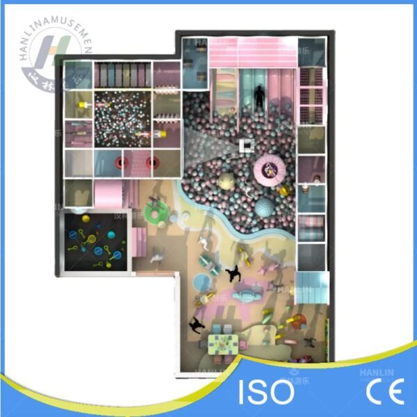 Pastel Play Center Floor Plan Top View Pastel Play Center Floor Plan Top View