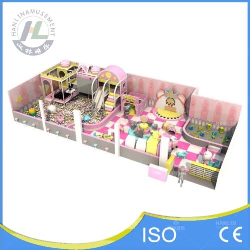 Pink Princess Theme Indoor Playground Overview
