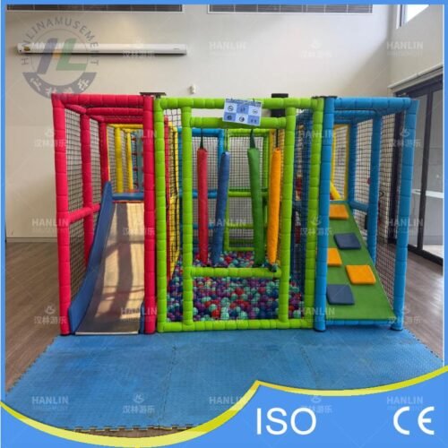 Vibrant Primary Color Modular Soft Play Maze Front Vibrant Primary Color Modular Soft Play Maze Front