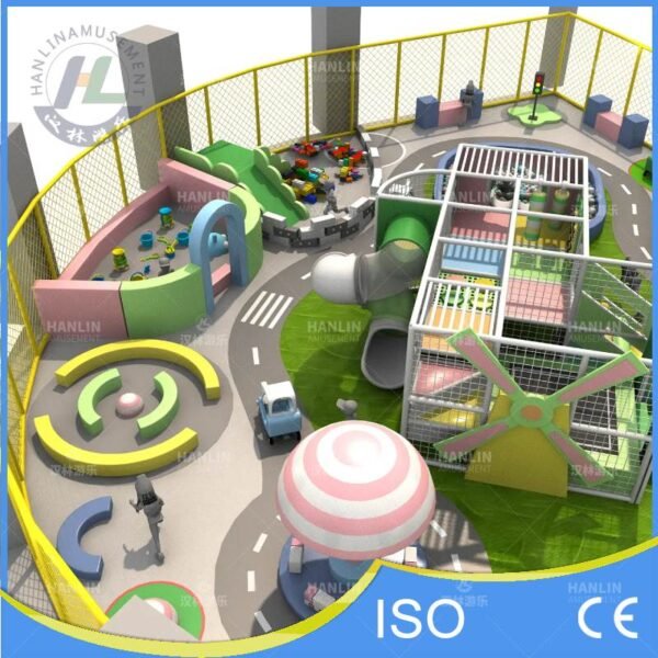 Central Windmill Maze and Mini Car Track Central Windmill Maze and Mini Car Track