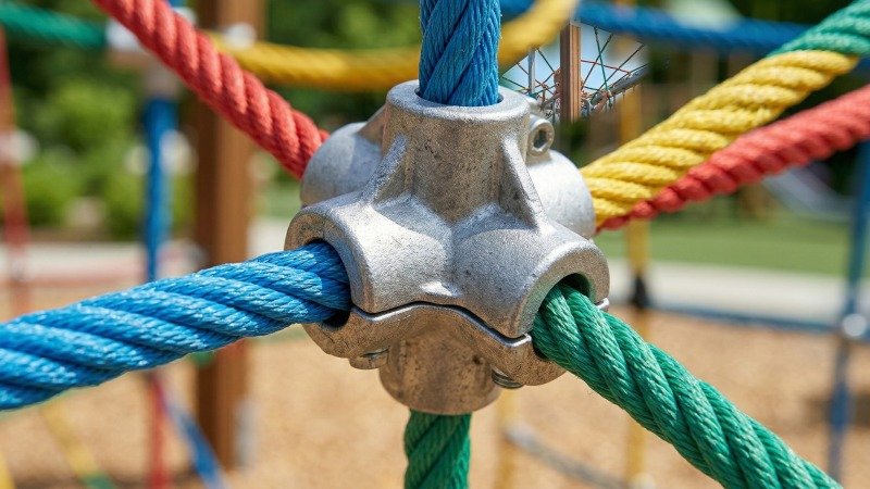 Durable Steel Core Rope and Metal Connector