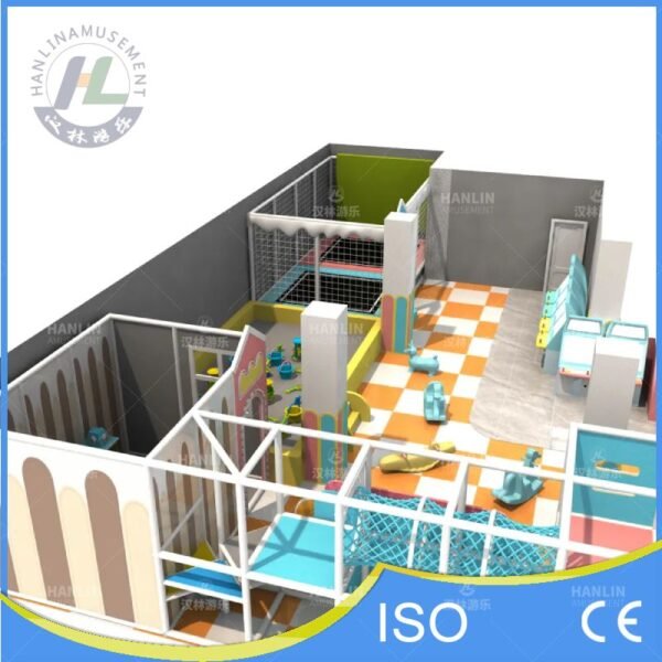 Enclosed Trampoline and Sensory Sandpit Area